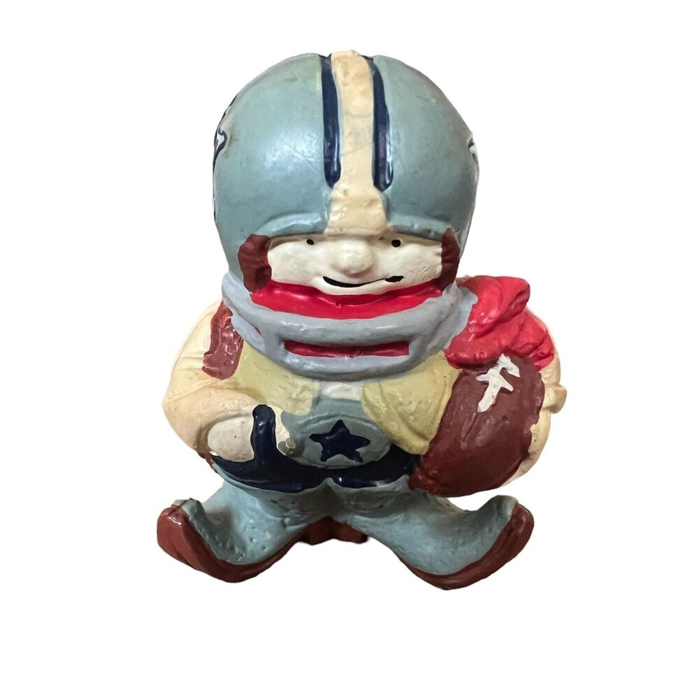 Vintage Dallas Cowboys NFL Huddles 2" PVC Mascot Figurine 1983